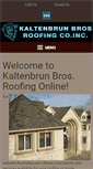 Mobile Screenshot of kaltenbrunroofing.com
